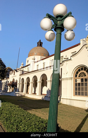 Bathhouse Row in Hot Springs AR in Hot Springs Nationalpark wo Thermalbäder zur Verfügung stehen Stockfoto