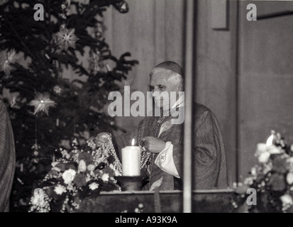 die ehemaligen Kardinal Kardinal Joseph Ratzinger Papst Benedikt XVI.-Papst Stockfoto