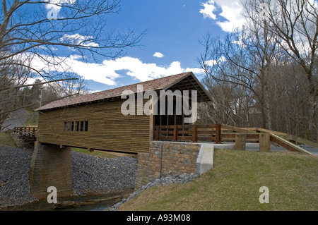 Harrisburg überdachte Brücke Ost-Tennessee Stockfoto