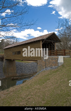 Harrisburg überdachte Brücke Ost-Tennessee Stockfoto