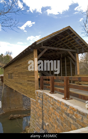 Harrisburg überdachte Brücke Ost-Tennessee Stockfoto