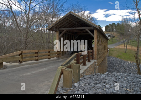 Harrisburg überdachte Brücke Ost-Tennessee Stockfoto