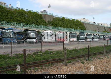 Brighton UK Coach Rallye April 2005 Stockfoto