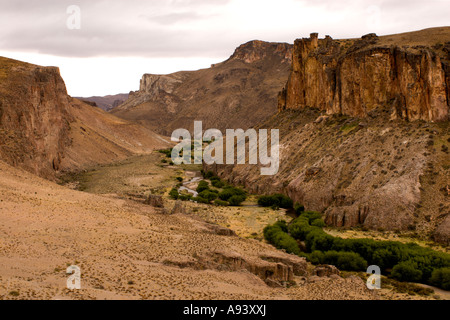 Rio Pinturas Schlucht, Höhle der Hände, Patagonien, Provinz Santa Cruz, Argentinien Stockfoto