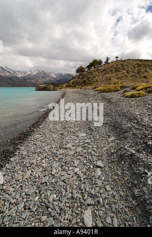 Halbinsel und See Belgrano, Nationalpark Perito Moreno, südlichen Anden Patagoniens, Santa Cruz, Argentinien Stockfoto