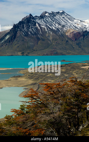 Belgrano See-Blick vom Cerro Leon (1434m), Nationalpark Perito Moreno, südlichen Anden Patagoniens, Santa Cruz, Argentinien Stockfoto