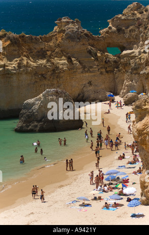 Praia Dos Tres Irmãos Alvor Algarve Portugal Stockfoto