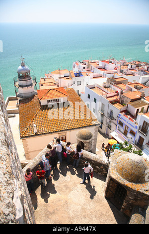 Reisen Sie Photograpy von Peniscola Peñiscola Costa del Azahar in Spanien die Provinz Castellón Castellon Stockfoto