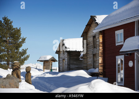 Homestead Museum, Jukkasjarvi, Lappland, Schweden Stockfoto