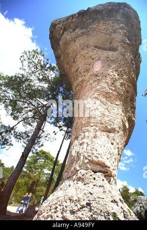 heimgesuchten Stadt La Ciudad Encantada Serrania de Cuenca Sierra de Valdecabras Provinz von Kastilien-La Mancha in Spanien Stockfoto