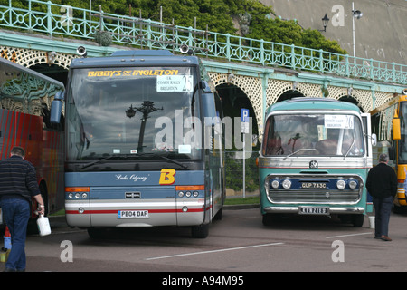 Brighton UK Coach Rallye April 2005 Stockfoto