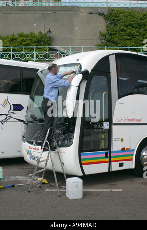 Brighton UK Coach Rallye April 2005 Stockfoto