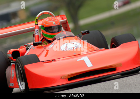 Travis Engen Rennen seine 1976 Ralt RT1 im Vintage GT Challenge in Road America 2005 Stockfoto