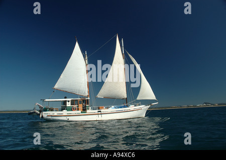 Privatyacht auf Reise Queensland Australien DCSA 3540 Stockfoto