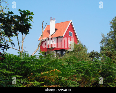 Haus in den Wolken Thorpeness Suffolk England-Großbritannien Stockfoto