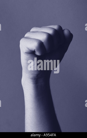 Die Hand in einer Faust-Form Stockfoto