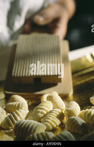 Frische gnocchi Stockfoto