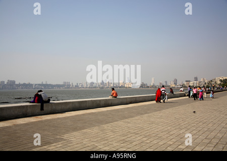 Marine Drive, Mumbai, Indien Stockfoto