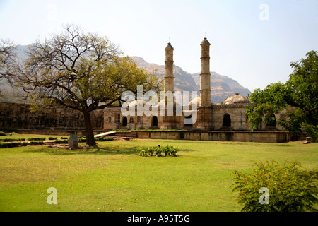 Sahar Ki Masjid Monument, Champaner-Pavagadh Archaeological Park, Gujarat, Indien Stockfoto