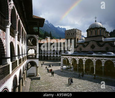 BG - RILA-Gebirge: Rila-Kloster Stockfoto