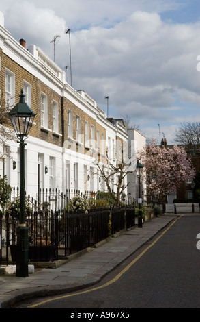 Chelsea, London [Bramerton Straße] SW3. England. Stockfoto