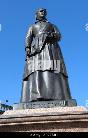 Schwester Dora Statue Walsall West Midlands Stockfoto