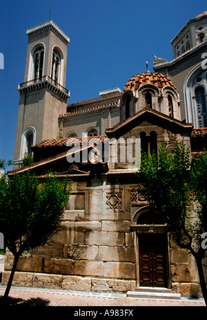 Kirche von St Eleftherios Athen-Attika-Griechenland-Europa Stockfoto