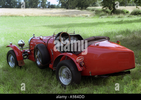 Bugatti im Feld Stockfoto