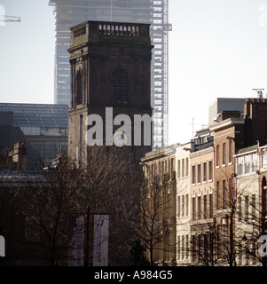 Gestapelte Ansicht der die georgische Saint Anns Church in Saint Anns Square (Fortsetzung) Stockfoto