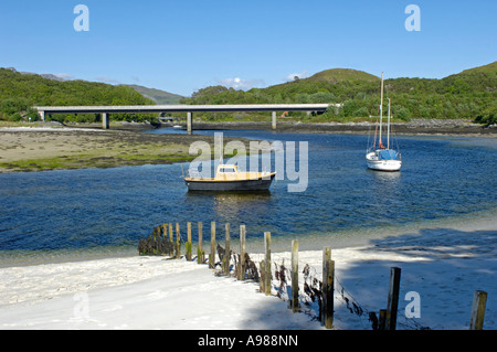 Silver Sands von Morar Inverness-Shire, Schottland Stockfoto