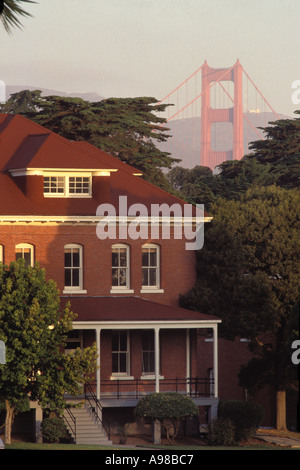 Kalifornien, San Francisco, Licht des frühen Morgens am Presidio, GGNRA Stockfoto