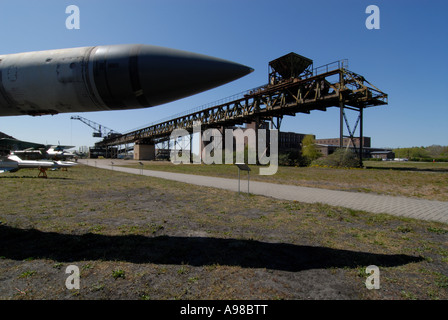 V2 Rakete Entwicklung Standort Peenemünde Deutschland Stockfoto