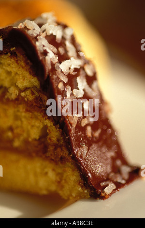 Essen, Schokoladenkuchen Stockfoto