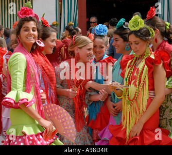 Feria de Abril Festival Sevilla Stockfoto