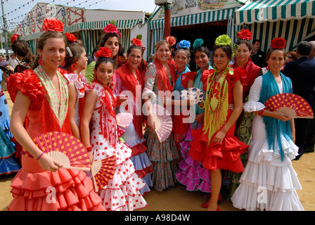 Feria de Abril Festival Sevilla Stockfoto