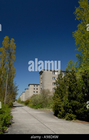 Prora Nazizeit camp, Ferieninsel Rügen, Deutschland Stockfoto