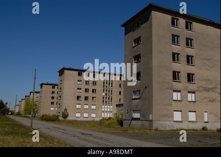 Prora Nazizeit camp, Ferieninsel Rügen, Deutschland Stockfoto