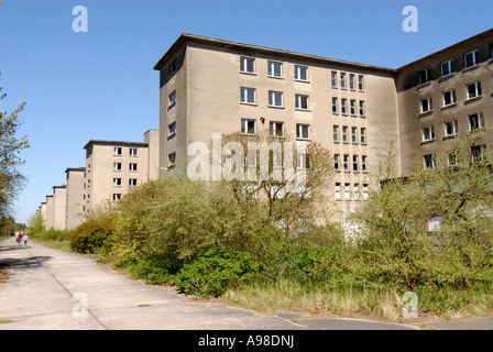 Prora Nazizeit camp, Ferieninsel Rügen, Deutschland Stockfoto