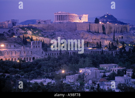 Parthenon Akropolis Athen Griechenland Stockfoto