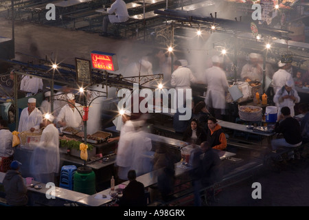 Djemaa el Fna Marrakesch Marrakesch Marokko Stockfoto