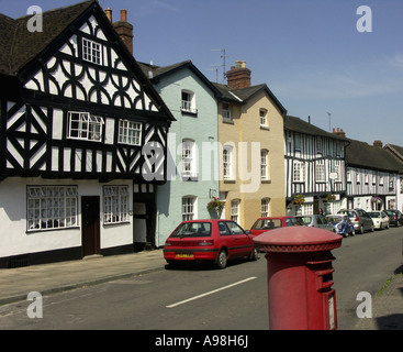 Halbe Fachwerkhaus Gebäude in Corve Street, Ludlow, Shropshire, England, Vereinigtes Königreich, Vereinigtes Königreich, Großbritannien, Europa Stockfoto