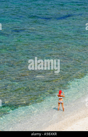 Strand Capo Bianco Ort portoferraio Isola d Elba Toskana Italien Stockfoto