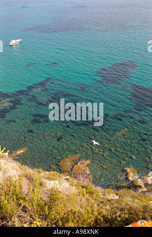Ein Blick auf die Küste von Capoliveri Isola d Elba Toskana Italien Stockfoto