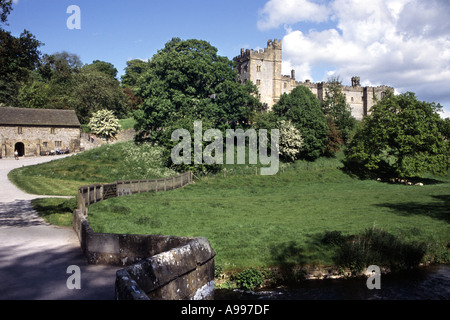 Haddon Hall Schloss Bakewell Derbyshire England Stockfoto