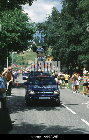 Tour de France 2004 Villard de Lans Isere Frankreich Stockfoto