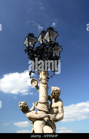 Detail aus einer Lampe im neuen Palais in dem Nachlass von Potsdam in der Nähe von Berlin in Deutschland Stockfoto