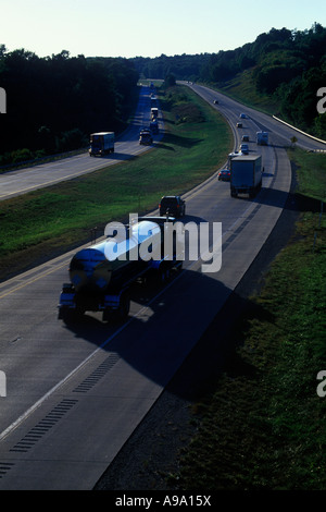 VERKEHR INTERSTATE 80 JEFFERSON COUNTY PENNSYLVANIA USA Stockfoto