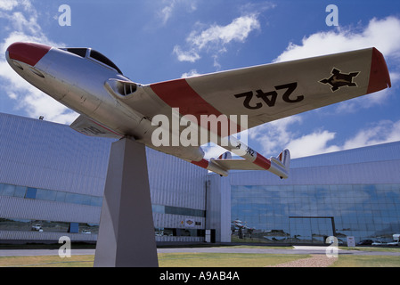 Südafrika Thunder City am Flughafen von Kapstadt eine neue touristische Attraktion, wo Sie einen Kampfjet fliegen oder besuchen Sie das museum Stockfoto
