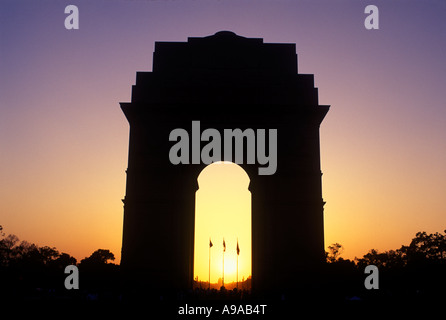 INDIA GATE NEW DELHI UTTAR PRADESH INDIEN Stockfoto