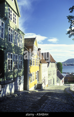 GAMLE BERGEN MUSEUM SANDVIKEN BERGEN HORDALAND NORWEGEN Stockfoto